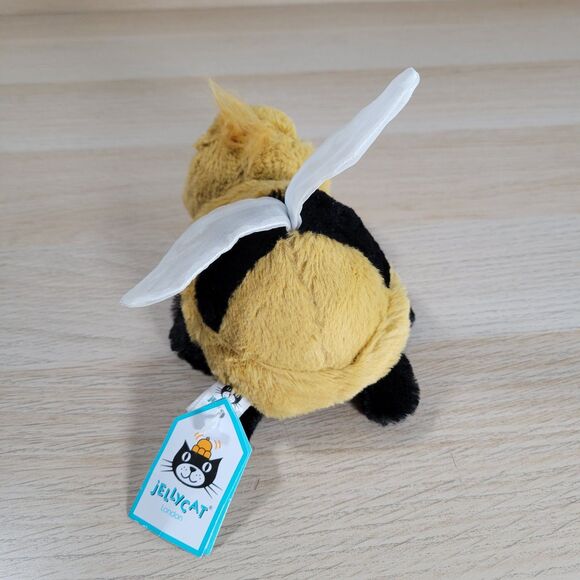 Jellycat Frizzles Bee Plush 6" Bumble Bee Stuffed Animal Toy Plushie Retired Tag - Picture 3 of 8